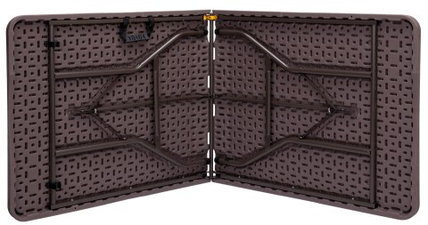 Zestaw cateringowy Woodland Brown stół + 2 ławki