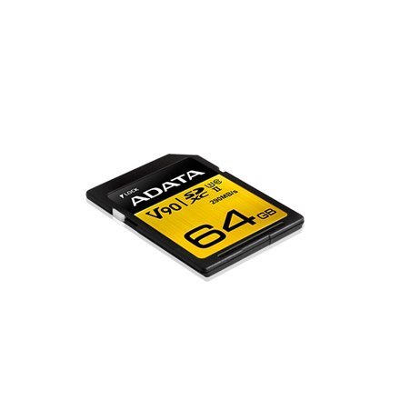 ADATA Premier ONE UHS-II U3 64 GB, SDXC, Flash memory class 10