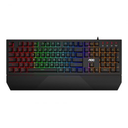 AOC Gaming Keyboard GK200 RGB LED light, QWERTY, Black, Wired, USB, Mechanical feeling keys