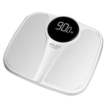 Adler Bathroom Scale AD 8172w Maximum weight (capacity) 180 kg, Accuracy 100 g, Body Mass Index (BMI) measuring, White Adler Bathroom Scale AD 8172w Maximum weight (capacity) 180 kg, Accuracy 100 g, Body Mass Index (BMI) measuring, White