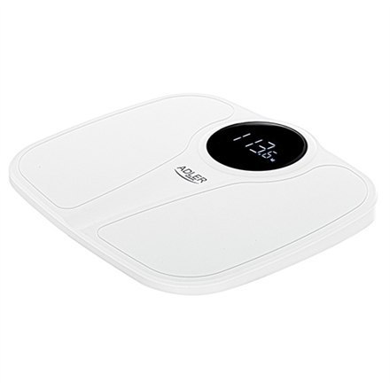 Adler Bathroom Scale AD 8172w Maximum weight (capacity) 180 kg, Accuracy 100 g, Body Mass Index (BMI) measuring, White Adler Bathroom Scale AD 8172w Maximum weight (capacity) 180 kg, Accuracy 100 g, Body Mass Index (BMI) measuring, White