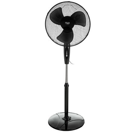 Adler Fan AD 7323b	 Stand Fan, Number of speeds 3, 90 W, Oscillation, Diameter 40 cm, Black