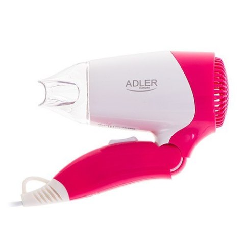 Adler Hair Dryer AD 2259 1200 W, Number of temperature settings 2, White/Pink Adler Hair Dryer AD 2259 1200 W, Number of temperature settings 2, White/Pink