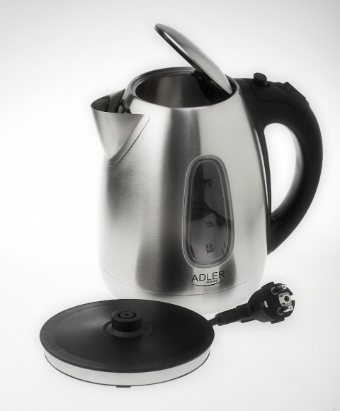 Adler Kettle AD 1223 Standard, Stainless steel, Stainless steel, 2200 W, 360° rotational base, 1.7 L Adler Kettle AD 1223 Standard, Stainless steel, Stainless steel, 2200 W, 360° rotational base, 1.7 L