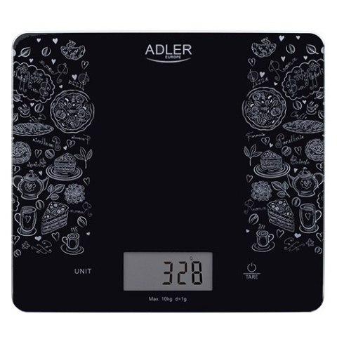 Adler Kitchen scale AD 3171 Maximum weight (capacity) 10 kg, Graduation 1 g, Display type LCD, Black Adler Kitchen scale AD 3171 Maximum weight (capacity) 10 kg, Graduation 1 g, Display type LCD, Black