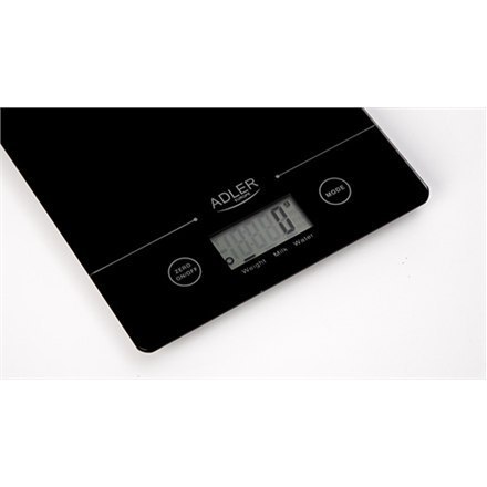 Adler Kitchen scales Adler AD 3138 Maximum weight (capacity) 5 kg, Graduation 1 g, Display type LCD, Black Adler Kitchen scales Adler AD 3138 Maximum weight (capacity) 5 kg, Graduation 1 g, Display type LCD, Black