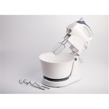 Adler Mixer AD 4202 Mixer with bowl, 300 W, Number of speeds 5, Turbo mode, White Adler Mixer AD 4202 Mixer with bowl, 300 W, Number of speeds 5, Turbo mode, White