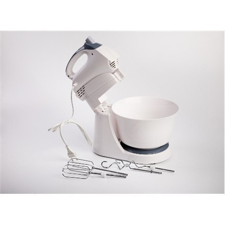 Adler Mixer AD 4202 Mixer with bowl, 300 W, Number of speeds 5, Turbo mode, White Adler Mixer AD 4202 Mixer with bowl, 300 W, Number of speeds 5, Turbo mode, White