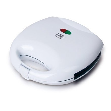 Adler Sandwich maker AD 301 750 W, Number of plates 1, Number of pastry 2, White Adler Sandwich maker AD 301 750 W, Number of plates 1, Number of pastry 2, White