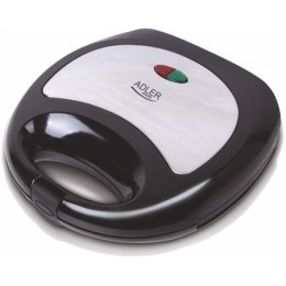 Adler Sandwich maker AD 3015 750 W, Number of plates 1, Number of pastry 2, Black
