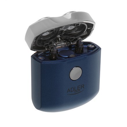 Adler Travel Shaver AD 2937 Operating time (max) 35 min, Lithium Ion, Blue Adler Travel Shaver AD 2937 Operating time (max) 35 min, Lithium Ion, Blue