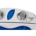 Adler Washing machine AD 8051 , Top loading, Washing capacity 3 kg, Unspecified RPM, Depth 37 cm, Width 38 cm, White/Blue