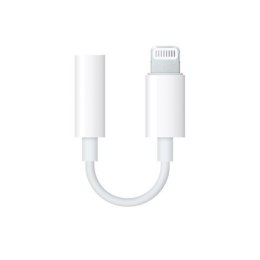Apple Lightning to 3.5 mm Headphone Jack Adapter White