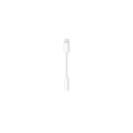 Apple Lightning to 3.5 mm Headphone Jack Adapter White Apple Lightning to 3.5 mm Headphone Jack Adapter White