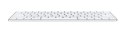 Apple Magic Keyboard MK2A3Z/A Standard, Wireless, International English, Silver/ White, Bluetooth