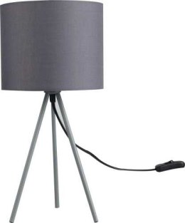 Lampa stołowa nocna w kolorze szarym 43cm