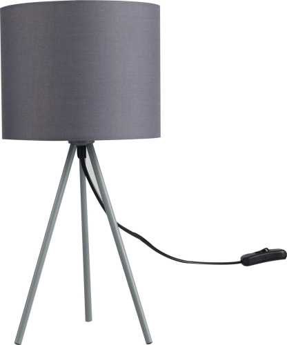 Lampa stołowa nocna w kolorze szarym 43cm Lampa stołowa nocna w kolorze szarym 43cm