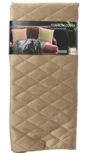 Poszewka dekoracyjna jasny brąz na poduszkę 45 x 45 cm z wytłoczonym wzorem Wzór:3