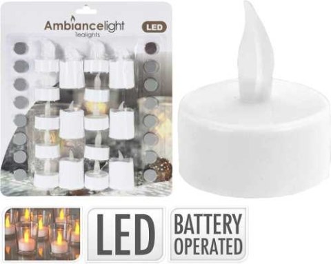 Świeca LED Tealight zestaw 16 sztuk Świeca LED Tealight zestaw 16 sztuk