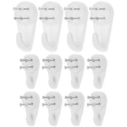 Haczyk szpilkowy wieszak do betonu drewna ściany zawieszka zestaw 12 sztuk