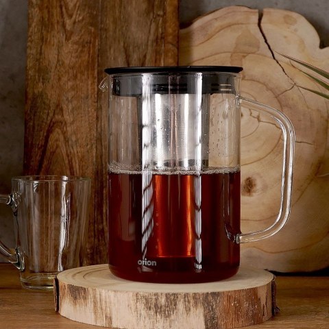 Dzbanek z sitkiem do zaparzania imbryk czajnik zaparzacz do herbaty ziół 1,6 l