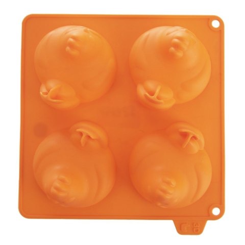 Forma do ciastek i pralin silikonowa pomarańczowa kurka