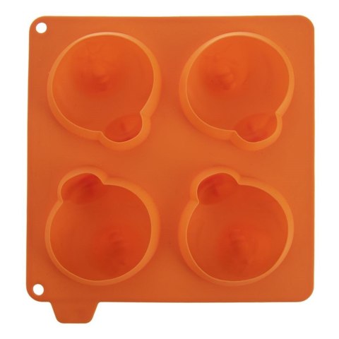 Forma do ciastek i pralin silikonowa pomarańczowa kurka