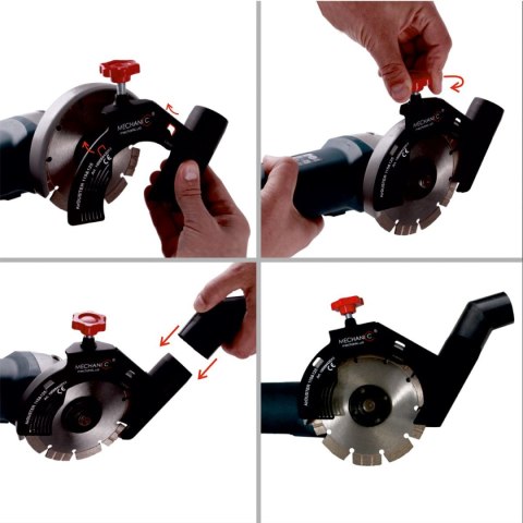 AIRDUSTER OSŁONA ODSYSAJĄCA DO CIĘCIA DO SZLIF. KĄT. 115/125