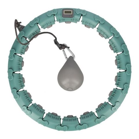 FH03 GREEN HULA HOP Z OBCIĄŻNIKIEM I LICZNIKIEM STOCK