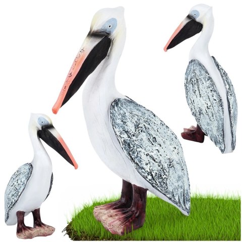 Figurka Ozdobna Ogrodowa Pelikan Ptak do Ogrodu PROGARDEN 20,5x10,5x28,5 cm