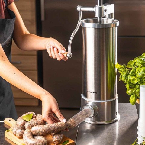 RĘCZNA NADZIEWARKA DO KIEŁBASY 5kg KLAUSBERG KB-7927 PIONOWA