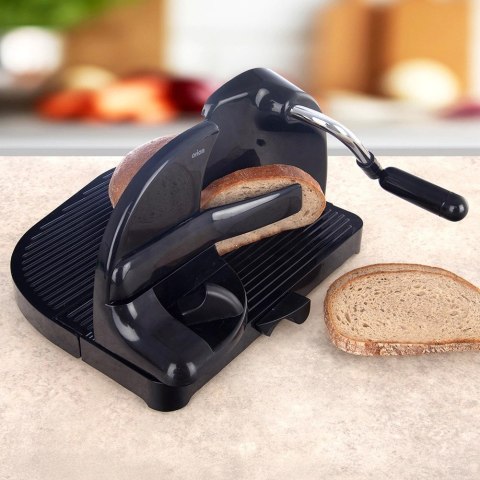 Krajalnica do Chleba Ręczna Mechaniczna Kompaktowa Czarna ORION 31x30x20 cm