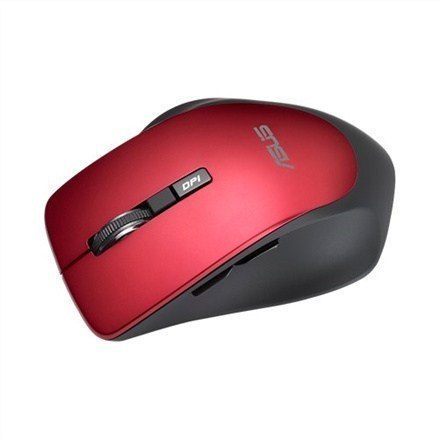Asus WT425 wireless, Red, Mouse