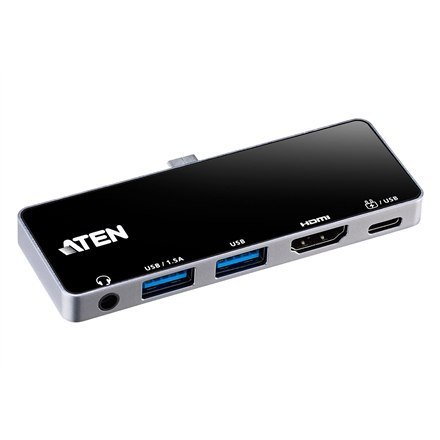 Aten UH3238 USB-C Travel Dock with Power Pass-Through Aten UH3238 USB-C Travel Dock with Power Pass-Through