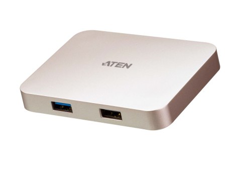 Aten USB-C 4K Ultra Mini Dock with Power Pass-through USB 3.0 (3.1 Gen 1) ports quantity 1, USB 2.0 ports quantity 1, HDMI ports Aten USB-C 4K Ultra Mini Dock with Power Pass-through USB 3.0 (3.1 Gen 1) ports quantity 1, USB 2.0 ports quantity 1, HDMI ports