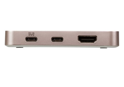 Aten USB-C 4K Ultra Mini Dock with Power Pass-through USB 3.0 (3.1 Gen 1) ports quantity 1, USB 2.0 ports quantity 1, HDMI ports Aten USB-C 4K Ultra Mini Dock with Power Pass-through USB 3.0 (3.1 Gen 1) ports quantity 1, USB 2.0 ports quantity 1, HDMI ports