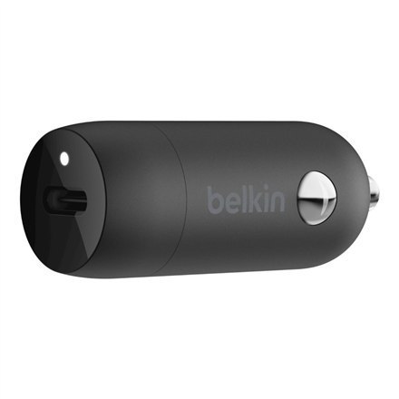 Belkin 20W USB-C PD Car Charger + USB-C to Lightning Cable BOOST CHARGE Black