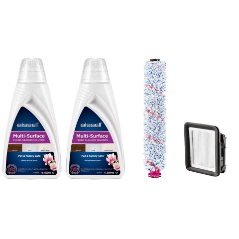 Bissell Cleaning Pack MultiSurface (2xDetergents+Brushroll+Filter) Bissell Cleaning Pack MultiSurface (2xDetergents+Brushroll+Filter)