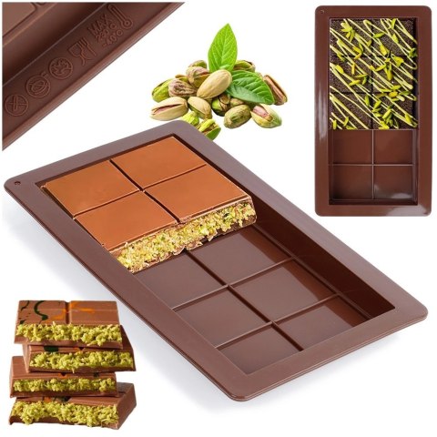 Forma do czekolady dubajskiej silikonowa 25x13,5 cm