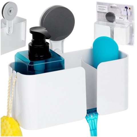 Półka pod prysznic na przyssawkę 21x9x19 cm