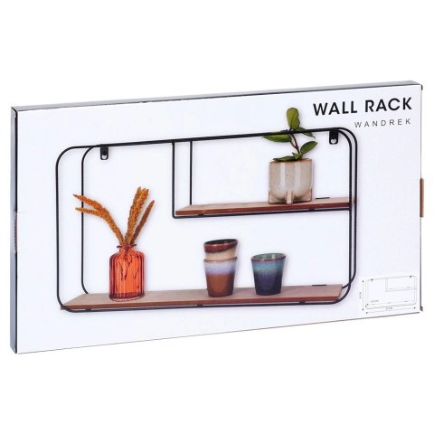Półka ścienna metalowa 52x10,5x29 cm