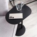 Stolik kawowy metalowy czarny boczny 35x25x53 cm
