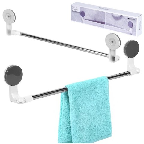 Wieszak na ręczniki stalowy na przyssawki