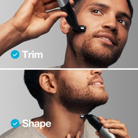 Braun Beard trimmer XT5100 Operating time (max) 50 min, Built-in rechargeable battery, Black/Silver, Cordless or corded Braun Beard trimmer XT5100 Operating time (max) 50 min, Built-in rechargeable battery, Black/Silver, Cordless or corded