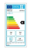 Camry Air conditioner CR 7912 Number of speeds 2, Fan function, White, Remote control, 9000 BTU/h