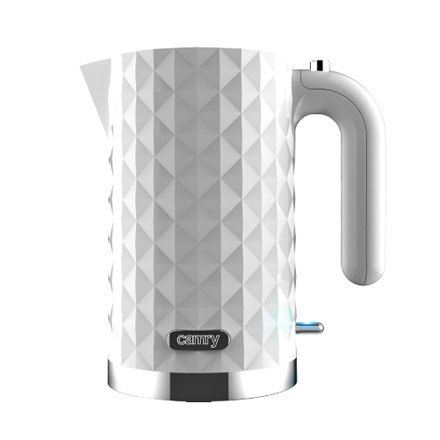 Camry CR 1269 Standard kettle, Plastic, White, 2200 W, 360° rotational base, 1.7 L Camry CR 1269 Standard kettle, Plastic, White, 2200 W, 360° rotational base, 1.7 L