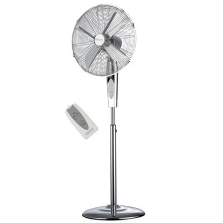 Camry CR 7314 Stand Fan, Diameter 45 cm, Stainless steel, Timer, 190 W, Oscillation