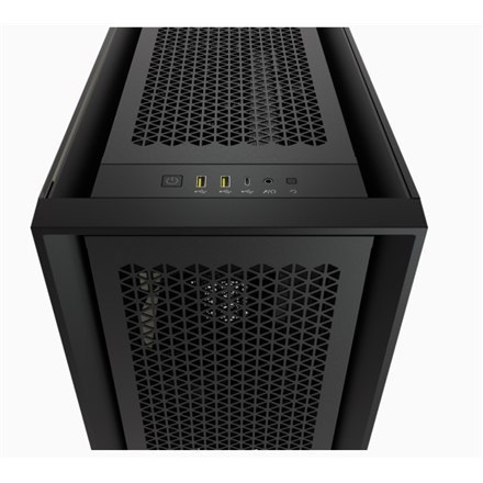 Corsair Computer Case iCUE 5000D Side window, Black, ATX, Power supply included No Corsair Computer Case iCUE 5000D Side window, Black, ATX, Power supply included No