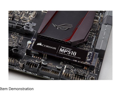 Corsair Force Series SSD MP510 1920 GB, SSD form factor M.2 2280, SSD interface PCIe NVMe Gen 3.0 x 4, Write speed 2700 MB/s, Re Corsair Force Series SSD MP510 1920 GB, SSD form factor M.2 2280, SSD interface PCIe NVMe Gen 3.0 x 4, Write speed 2700 MB/s, Re