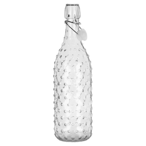 Butelka z klipsem szklana 1 l